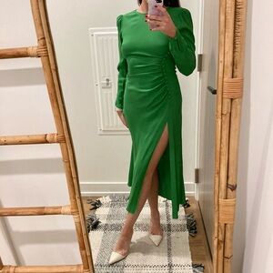 Reformation Green Dress